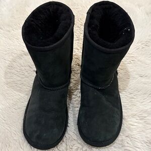 UGG Black Suede Winter Boots - gently used but in great shape!